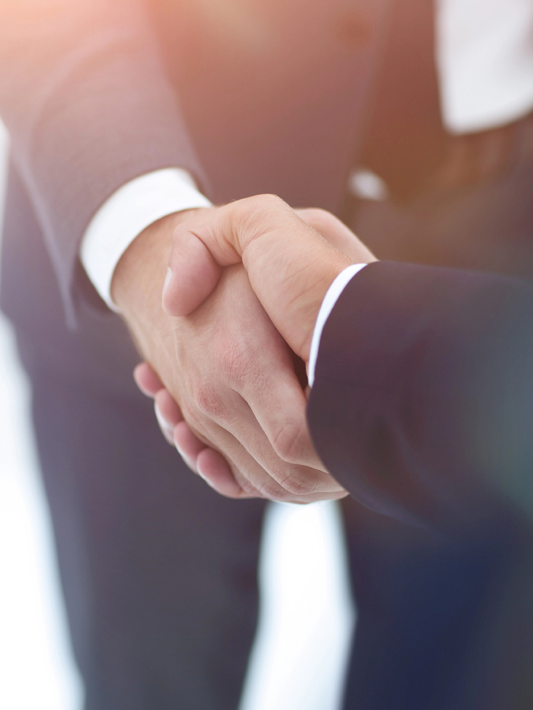 Handshake business concept